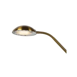 Lucide ZENITH - Leeslamp - Ø 25,4 cm - LED Dimb. - 3000K - Mat Goud / Messing