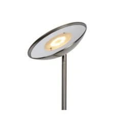 Lucide ZENITH - Leeslamp - Ø 25,4 cm - LED Dimb. - 3000K - Mat chroom Lucide