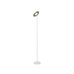 Lucide ZENITH Vloerlamp-Wit-LED Dimb.-20W-3000K-Metaal