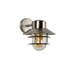 Lucide ZICO - Wandlamp Buiten - Ø 21,8 cm - 1xE27 - IP44 - Mat chroom