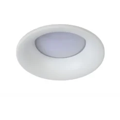 Lucide ZIVA Inbouwspot Rond GU10/5W IP44 Ø8.5cm Wit