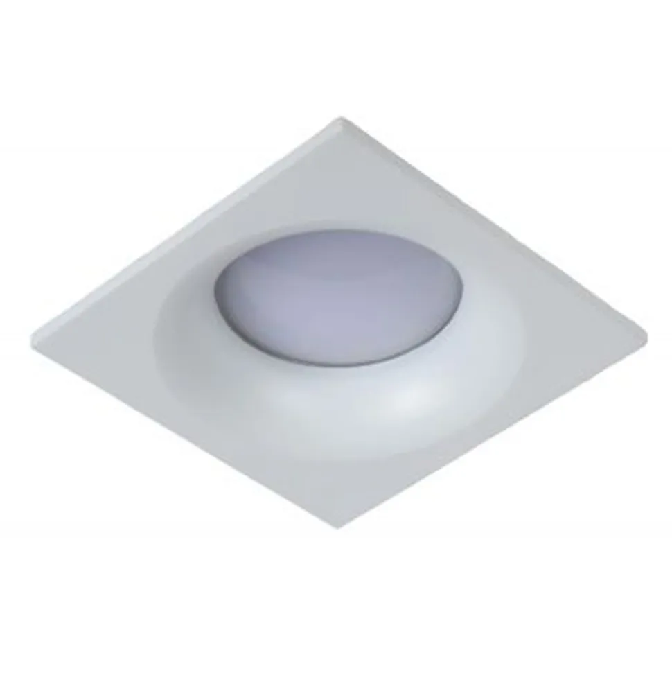 Lucide ZIVA Inbouwspot Vierkant GU10/5W IP44 Wit