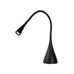 Lucide ZOZY - Bureaulamp - LED Dimb. - 1x3W 3000K - 3 StepDim - Zwart
