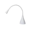 Lucide ZOZY - Bureaulamp - Ø 20 cm - LED Dimb. - 1x4W 3000K - Wit Lucide