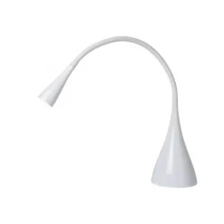 Lucide ZOZY - Bureaulamp - Ø 20 cm - LED Dimb. - 1x4W 3000K - Wit Lucide