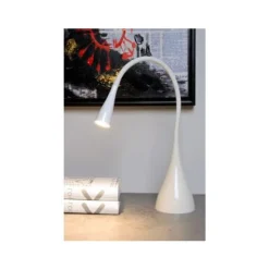 Lucide ZOZY - Bureaulamp - Ø 20 cm - LED Dimb. - 1x4W 3000K - Wit Lucide
