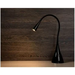Lucide ZOZY - Bureaulamp - LED Dimb. - 1x4W 3000K - Zwart Lucide