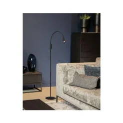 Lucide ZOZY - Leeslamp - LED Dimb. - 1x3W 3000K - 3 StepDim - Zwart