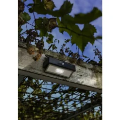 Lutec ARROW Solar wandlamp Donkergrijs LED 2,3W