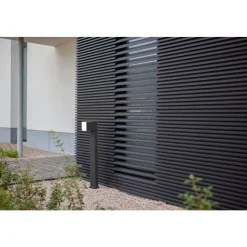 Lutec CUBA Tuinpaal Mat zwart LED 12,2W