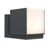 Lutec CUBA Wandlamp Donkergrijs LED 12,2W