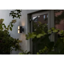 Lutec CUBA Wandlamp Mat zwart LED 24,4W