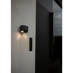 Lutec CYPRES Wandlamp Donkergrijs  GU10 2*Max.7W