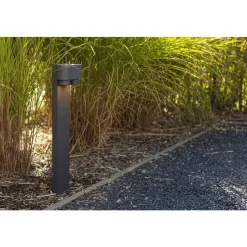 Lutec GEMINI Tuinpaal Donkergrijs LED 9,5W