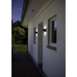 Lutec GEMINI Wandlamp Donkergrijs LED 21W