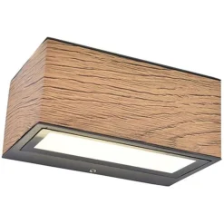 Lutec GEMINI Wandlamp Donkergrijs LED 10,5W