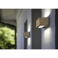 Lutec GEMINI Wandlamp Donkergrijs LED 10,5W