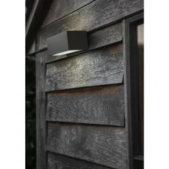 Lutec GEMINI Wandlamp Donkergrijs LED 10,5W