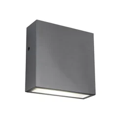 Lutec GEMINI Wandlamp Roestvrij staal LED 9,5W