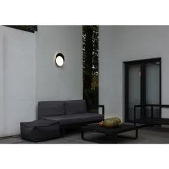 Lutec GOLETA Wand / plafondlamp Zwart LED 24W