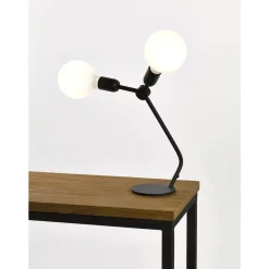 Marckdael ATOMEN TABLE LAMP 1808-L2 NERO 2*E27