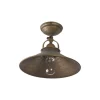 Marckdael BILIARDO INDOOR CEILING LIGHT 3018/PL25 ANTIQUE BRASS 1*E27 + META
