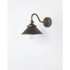 Marckdael BILIARDO INDOOR WALL LIGHT 0099/15/A1 ANTIQUE BRASS ROUND 1*E27