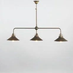 Marckdael BILIARDO INDOOR 0187/3F ANTIQUE BRASS 3*E27 + METAL SHELL