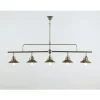 Marckdael BILIARDO INDOOR 0187/5F ANTIQUE BRASS 5*E27 + METAL SHELL