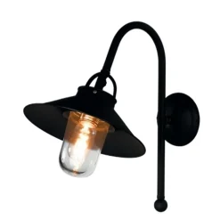 Marckdael BILIARDO OUTDOOR  WALL LIGHT 3018/A1 BLACK 1*E27 DIA 25CM