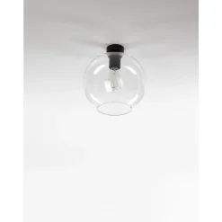 Marckdael CEILING LAMP 1606-PL1 DIAM 8 NERO 1*E27 FOR GLASS
