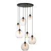 Marckdael CEILING LAMP 1488-PL7-ROUND BLACK 7*E27 FOR GLASS