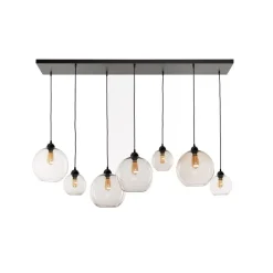 Marckdael CEILING LAMP 1588-PL7 RECTANGLE BLACK 7*E27 FOR GL