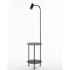 Marckdael FLOORLAMP 1308-LG1-GU10 WITH TABLE NERO 1*GU10