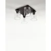 Marckdael SANTA MONICA CEILING LAMP 3410-PL4 SQUARE RUST 4*E27