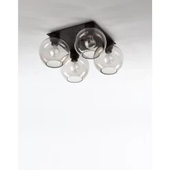 Marckdael SANTA MONICA CEILING LAMP 3410-PL4 SQUARE RUST 4*E27