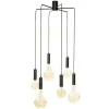 Marckdael SUSPENSION 1340-PL6-TUBO NERO 6*E27