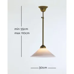 Marckdael SUSPENSION 0193/S1 DARK BRONZE 1*E27 + GLASS V06-3