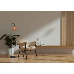 Masterlight Bicono 1-light h.152cm matt black, downlight