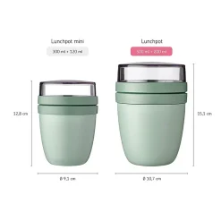 Mepal lunchpot ellipse - nordic blue