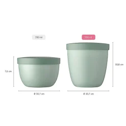 Mepal snackpot ellipse 500 ml - nordic sage