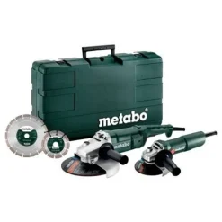 Metabo 685172510 HAAKSE SLIJPER COMBO SET WE 2200-230 + W 750-125 230V + 2 DIAMANTSCHIJVEN