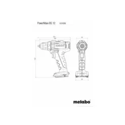 Metabo ACCU-BOORSCHROEFMACH.POWERMAXX BS12