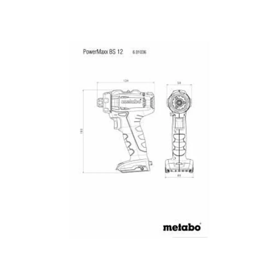 Metabo ACCU-BOORSCHROEFMACH.POWERMAXX BS12