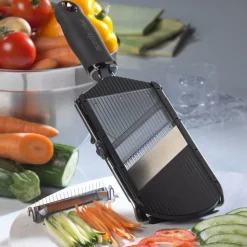 Microplane Verstelbare mandoline met julienne blad