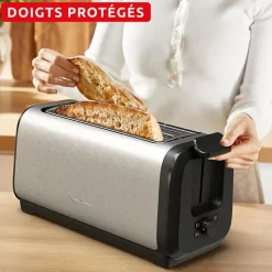 Moulinex LS5S4DE0 Broodrooster Subito, 2 lange sleuven, zwart/inox