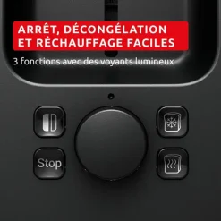 Moulinex LS5S4DE0 Broodrooster Subito, 2 lange sleuven, zwart/inox