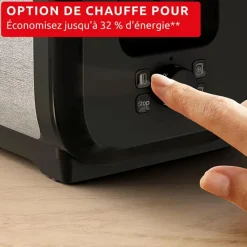 Moulinex LS5S4DE0 Broodrooster Subito, 2 lange sleuven, zwart/inox