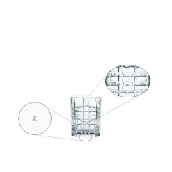 Nachtmann Square Whiskey glas set/4