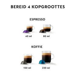 Nespresso Magimix M600 Vertuo Plus Kersenrood